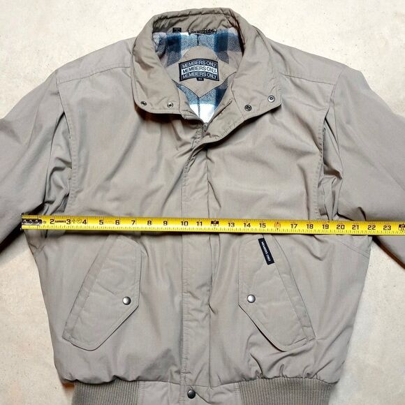 Vintage Members Only Insulated Jacket Size 40 (Large) Bomber Full Zip Puffer - Picture 10 of 10